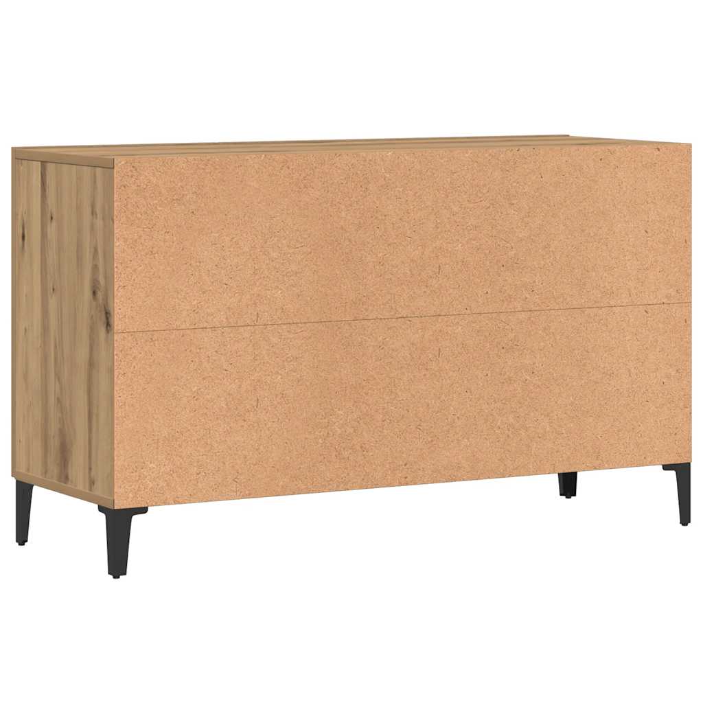 skænk 100x36x60 cm konstrueret træ kunsteg