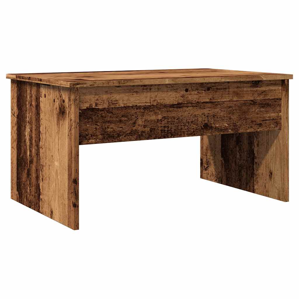 sofabord 80x50,5x41,5 cm konstrueret træ antikt træ