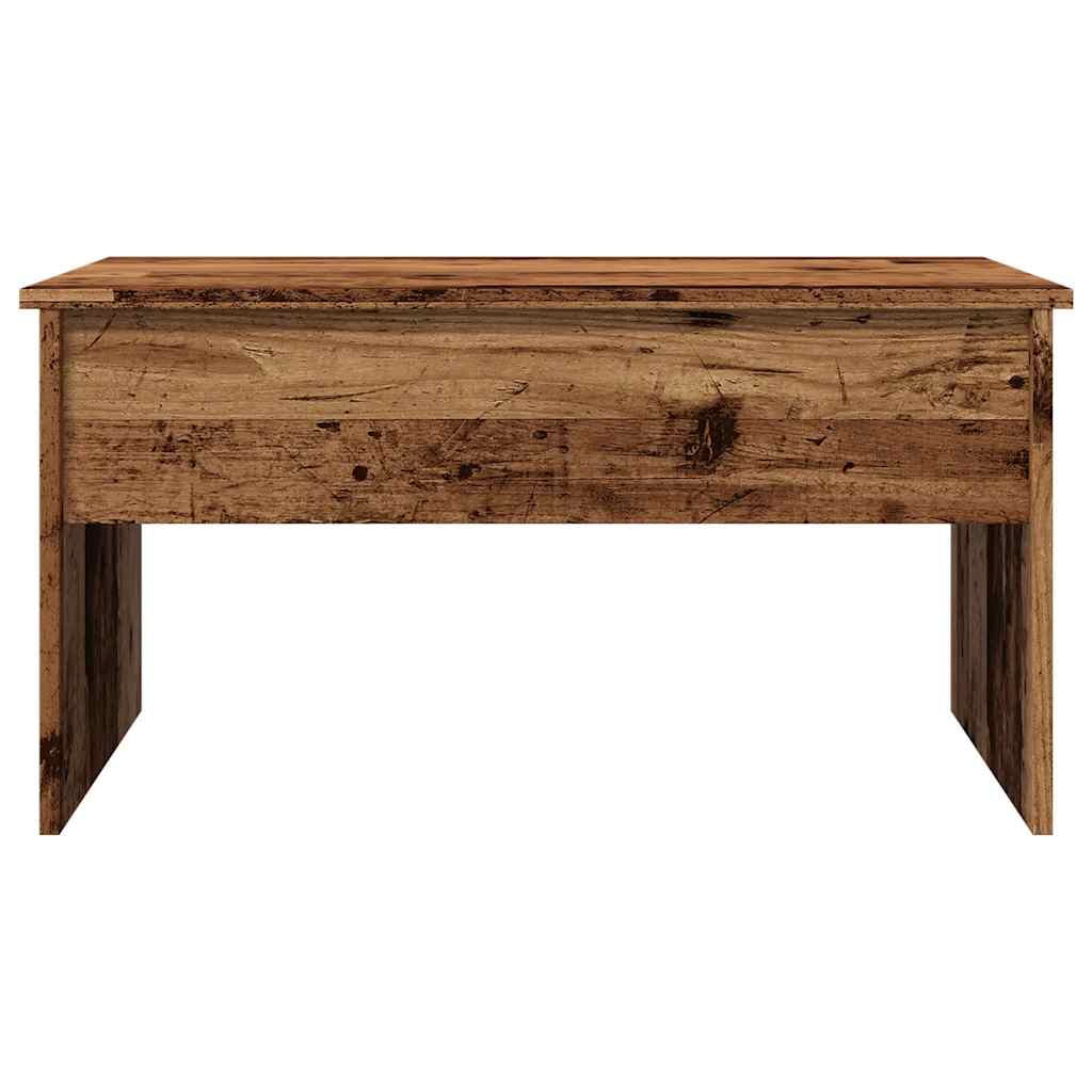 sofabord 80x50,5x41,5 cm konstrueret træ antikt træ