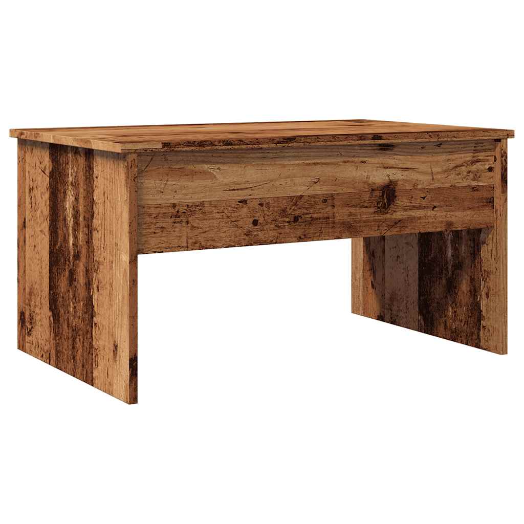 sofabord 80x50,5x41,5 cm konstrueret træ antikt træ