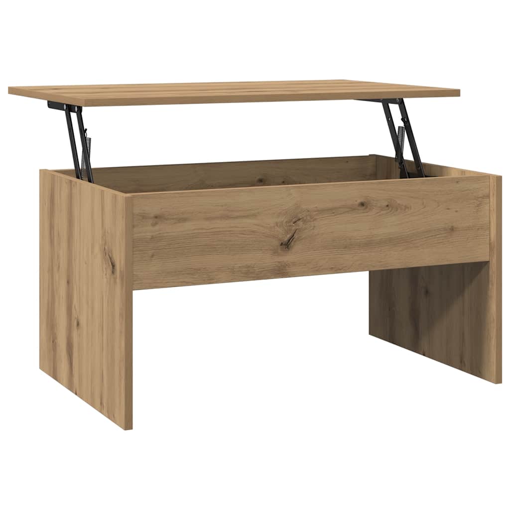 sofabord 80x50,5x41,5 cm konstrueret træ kunsteg