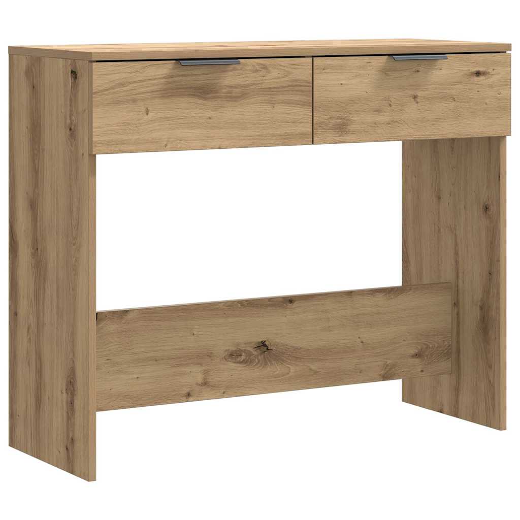 konsolbord 90x36x75 cm konstrueret træ kunsteg