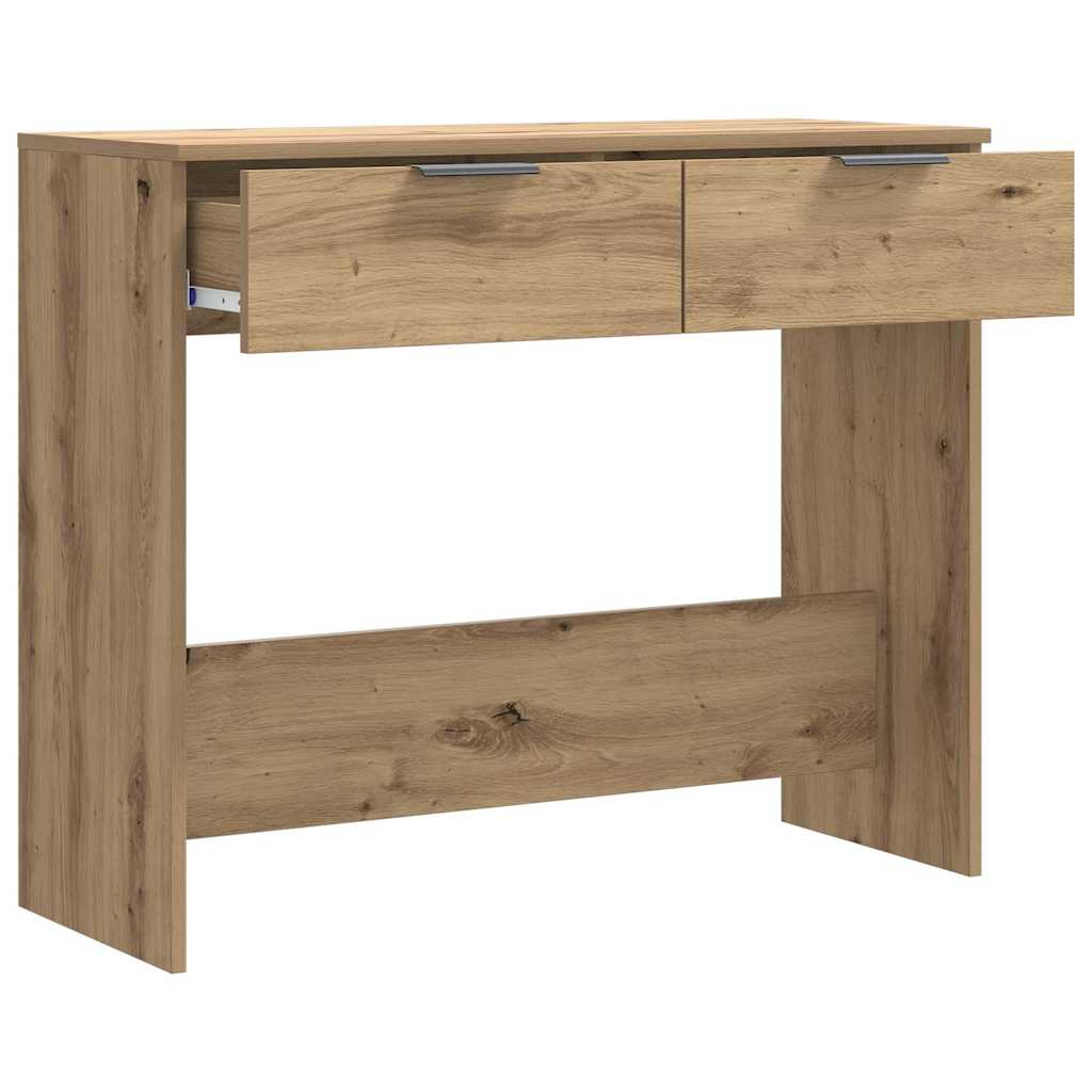 konsolbord 90x36x75 cm konstrueret træ kunsteg