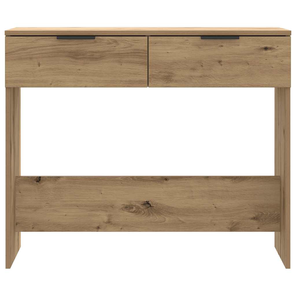 konsolbord 90x36x75 cm konstrueret træ kunsteg