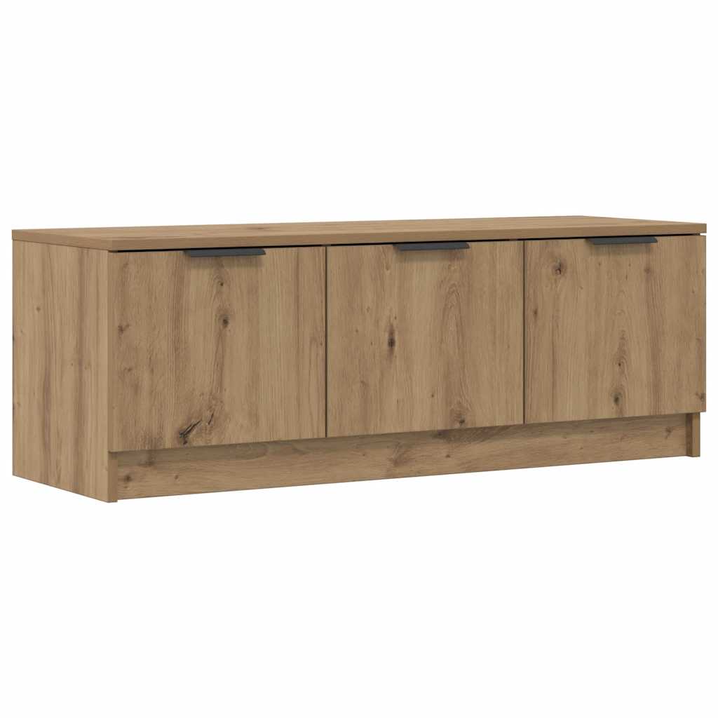 tv-bord 102x35x36,5 cm konstrueret træ kunsteg
