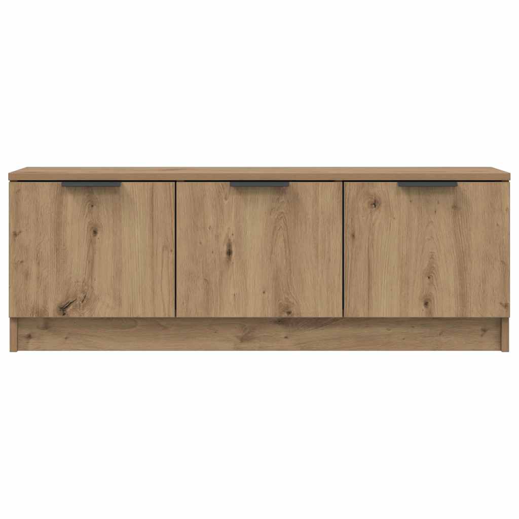 tv-bord 102x35x36,5 cm konstrueret træ kunsteg
