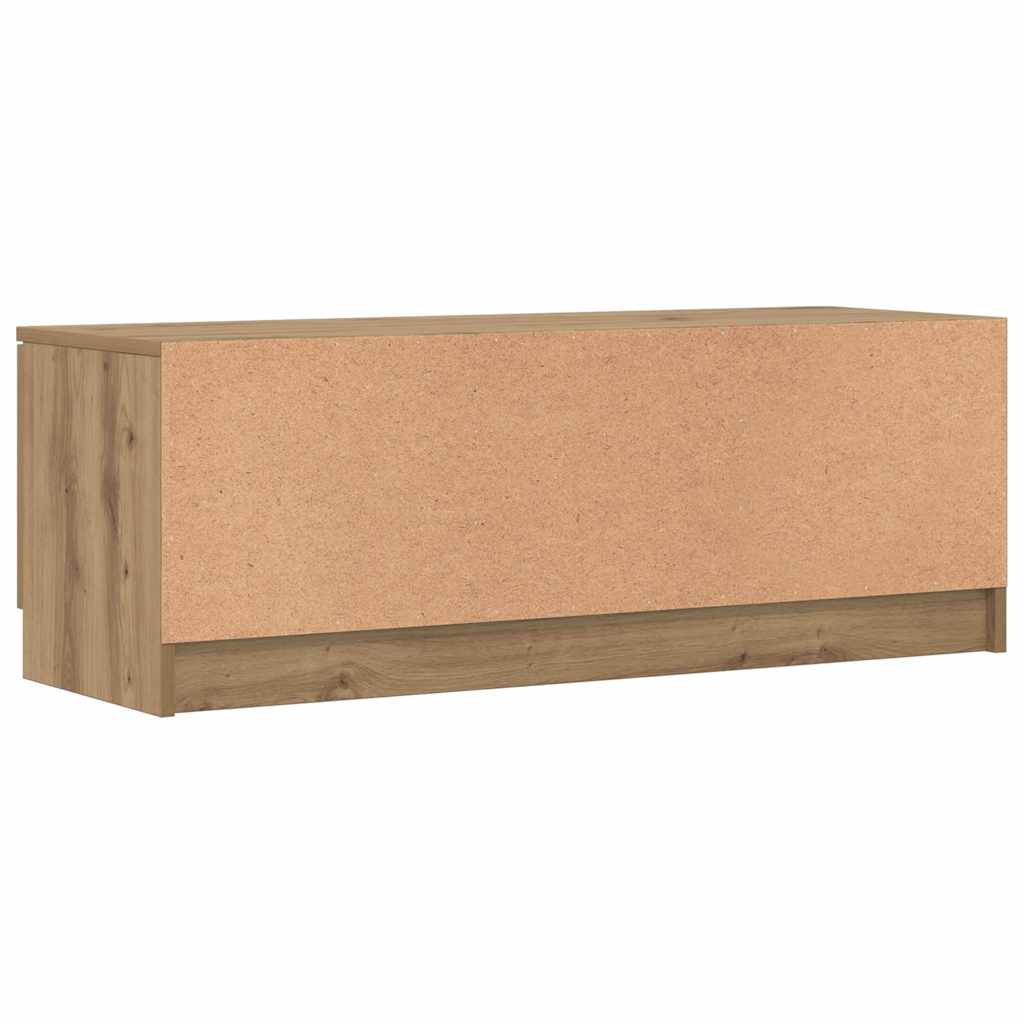 tv-bord 102x35x36,5 cm konstrueret træ kunsteg