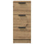 skænke 2 stk. 30x30x70 cm konstrueret træ kunsteg