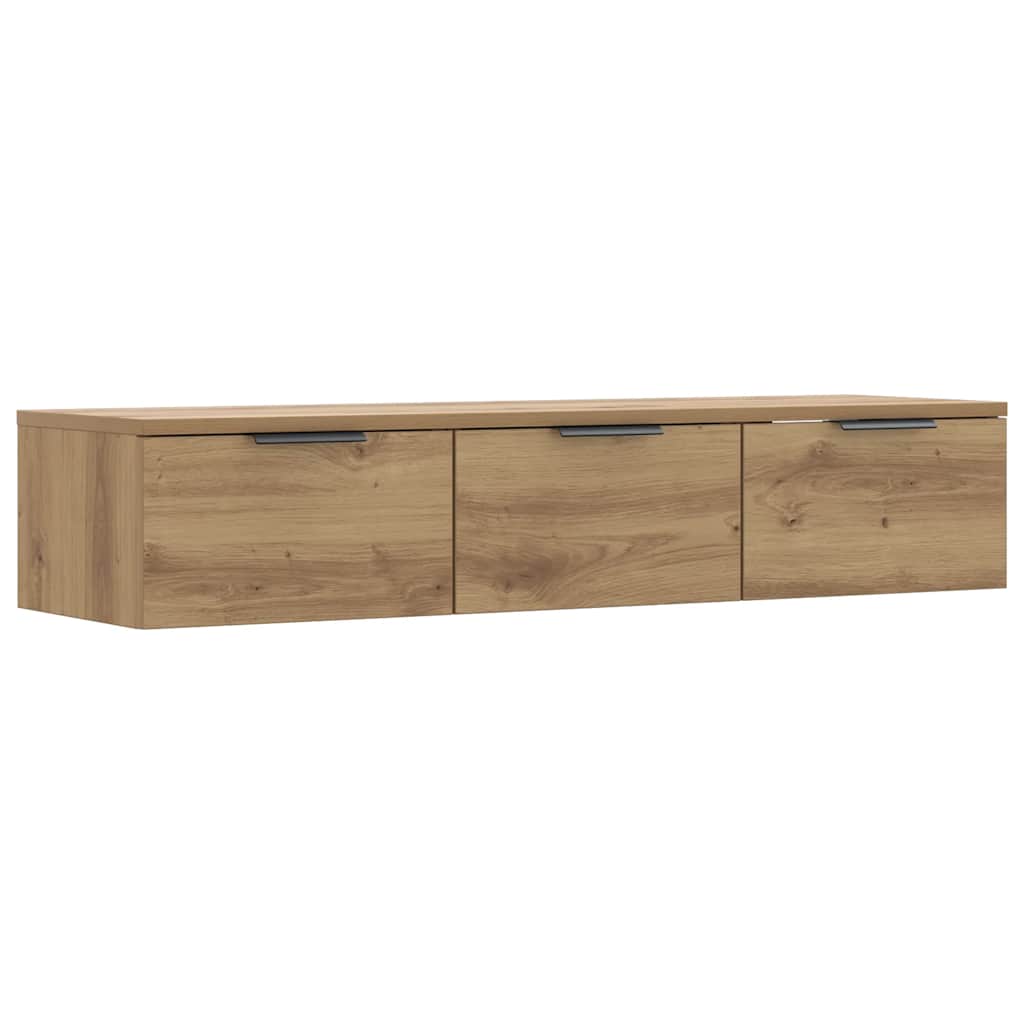 vægskab 102x30x20 cm konstrueret træ kunsteg
