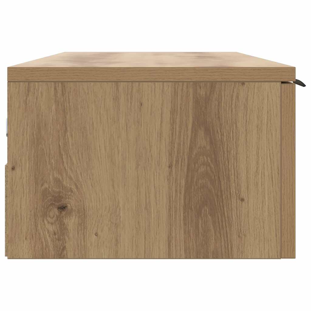 vægskab 102x30x20 cm konstrueret træ kunsteg