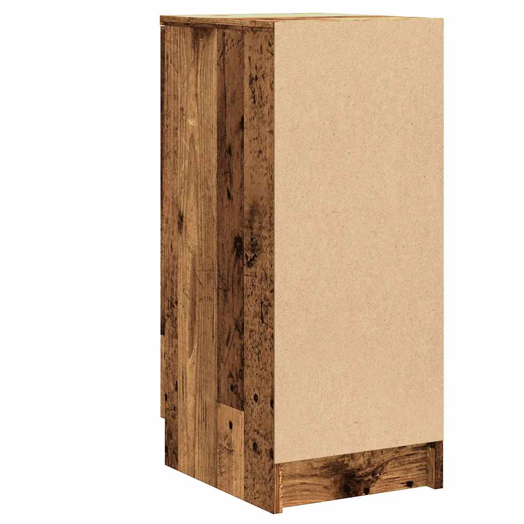 skoreol 29,5x35x70 cm konstrueret træ gammelt træ-look