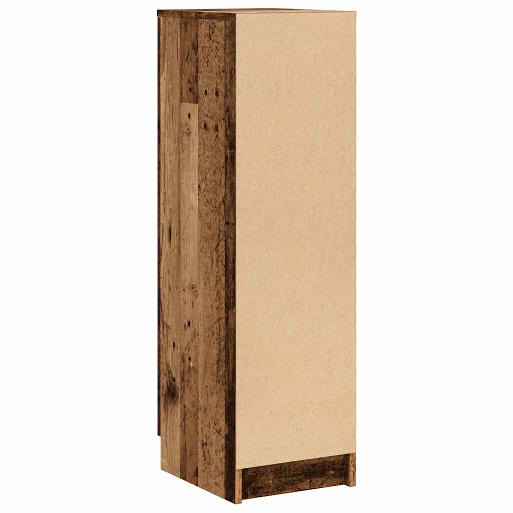 skoreol 29,5x35x100,5 cm konstrueret træ gammelt træ-look