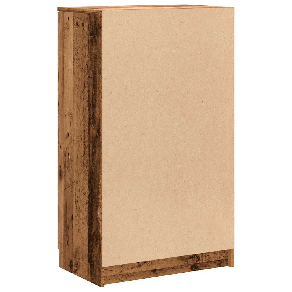 skoreol 59x35x100,5 cm konstrueret træ gammelt træ-look