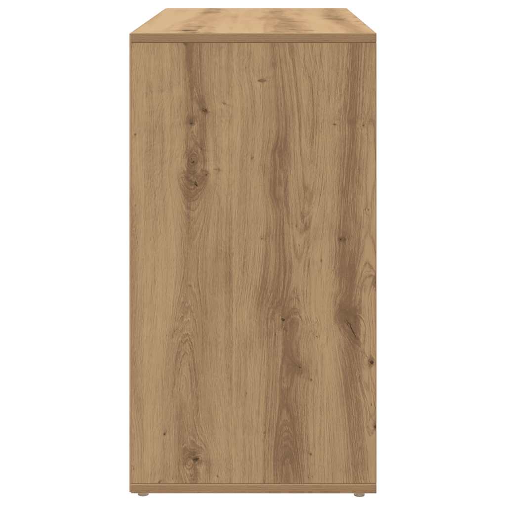 badeværelsesskab 80x40x75 cm konstrueret træ kunsteg