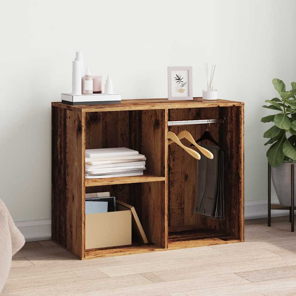 skab 80x40x65 cm konstrueret træ gammelt træ-look