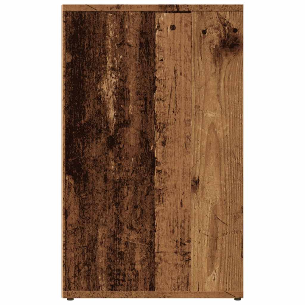 skab 80x40x65 cm konstrueret træ gammelt træ-look