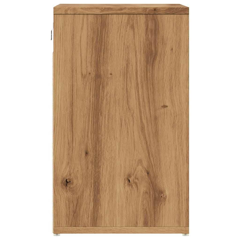 skoskabe 2 stk. 52x30x50 cm antikt træ