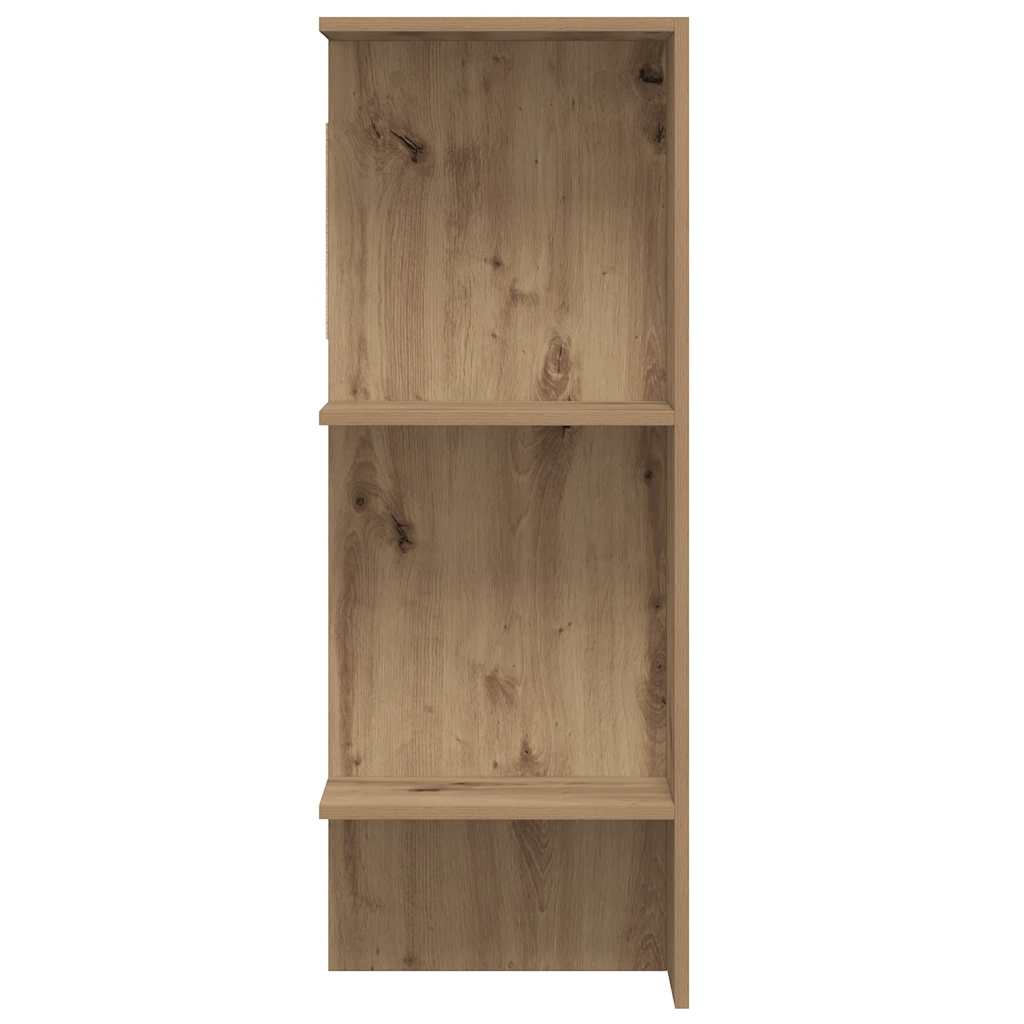 entrémøbel 97,5x37x99 cm konstrueret træ artisan egetræsfarve