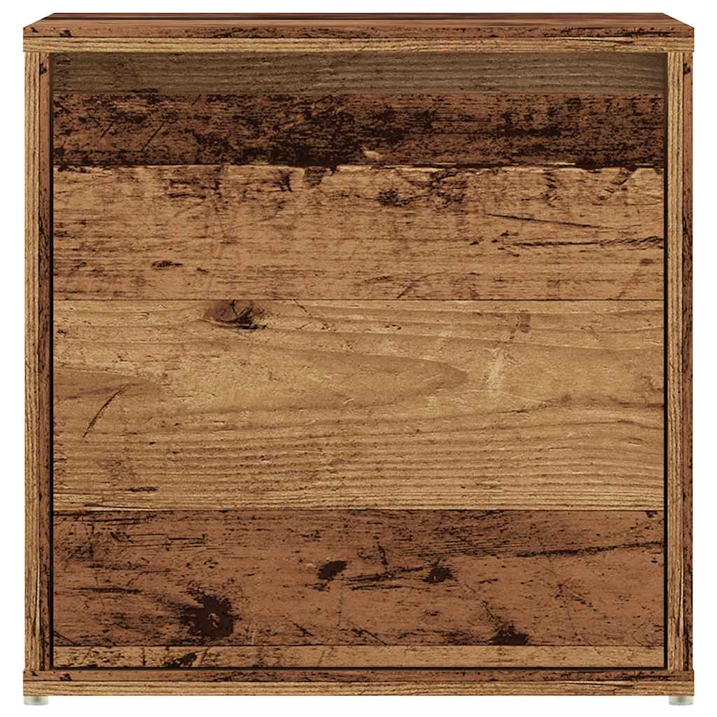 opbevaringsskab 40,5x40x40 cm konstrueret træ gammelt træ-look