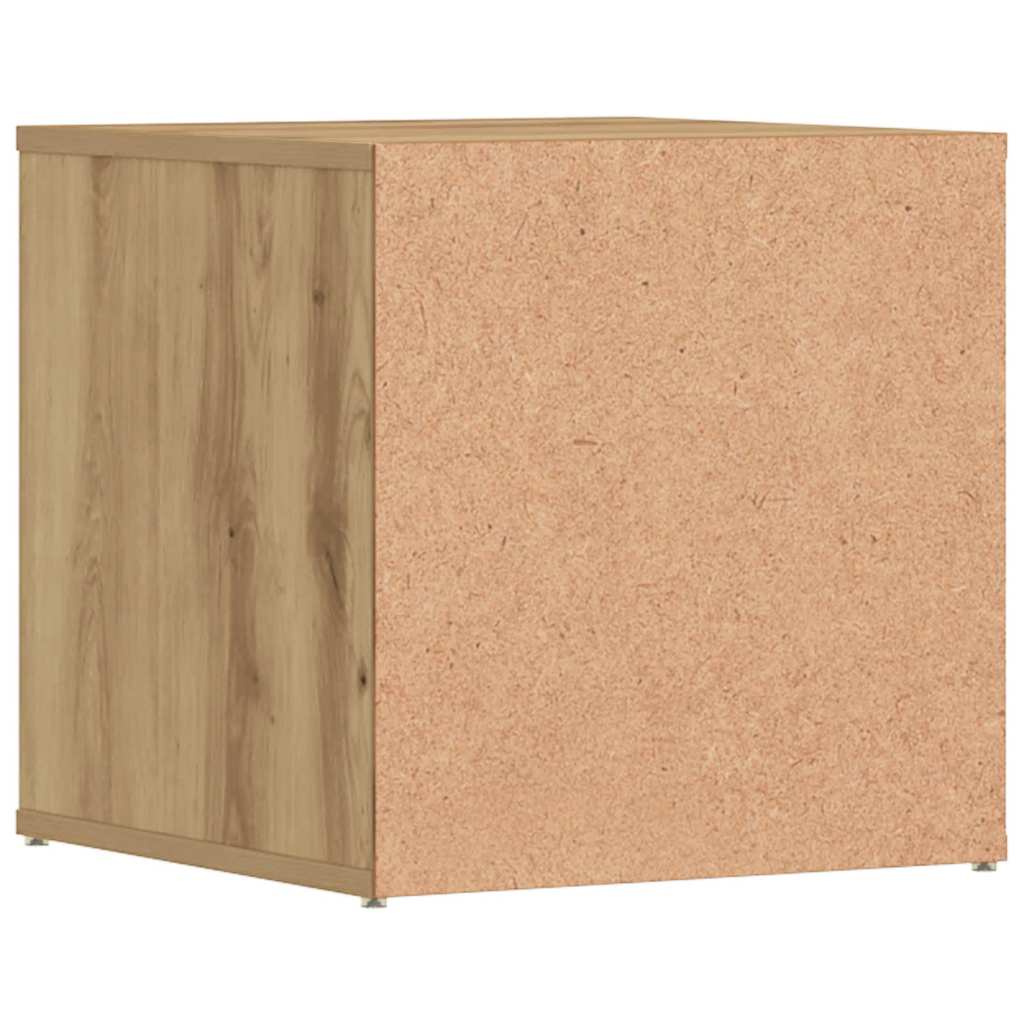 opbevaringsskab 40,5x40x40 cm konstrueret træ kunsteg