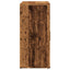 skænk 80x33x70 cm konstrueret træ gammelt træ-look