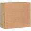 skænk 80x33x70 cm konstrueret træ egetræsfarve