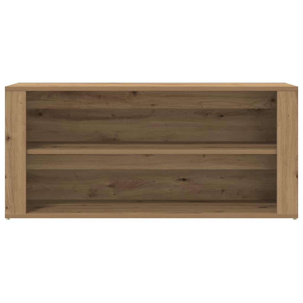skobænk 100x35x45 cm konstrueret træ kunsteg