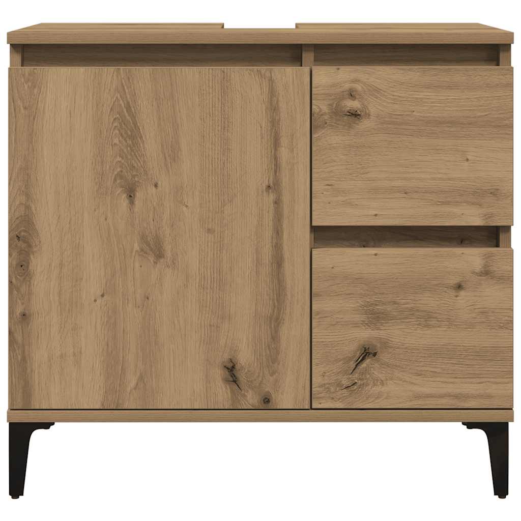 underskab til vask 65x33x60 cm konstrueret træ kunsteg