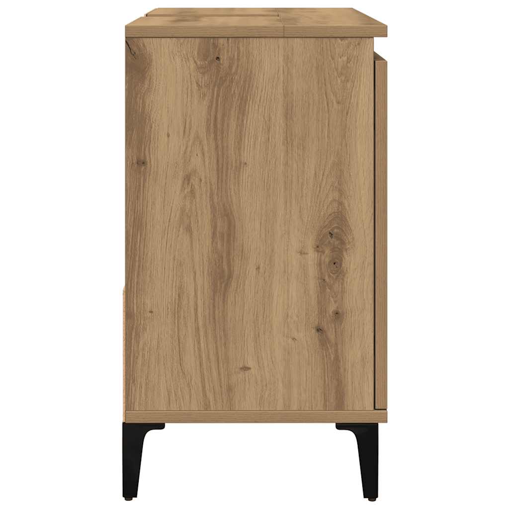 underskab til vask 65x33x60 cm konstrueret træ kunsteg