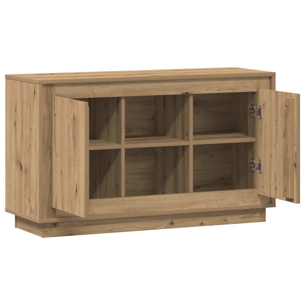 skænk 102x35x60 cm konstrueret træ kunsteg