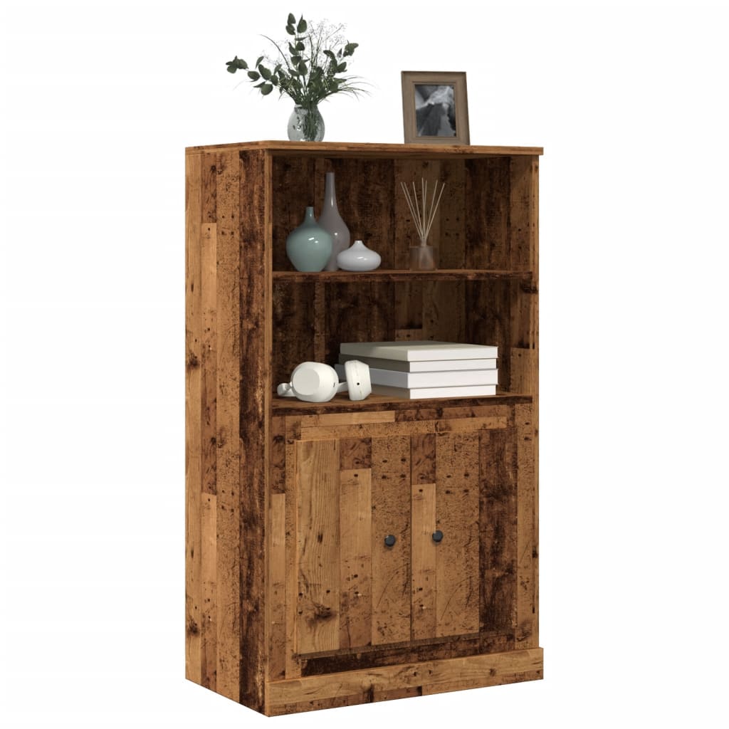 skænk 60x35,5x103,5 cm konstrueret træ gammelt træ-look