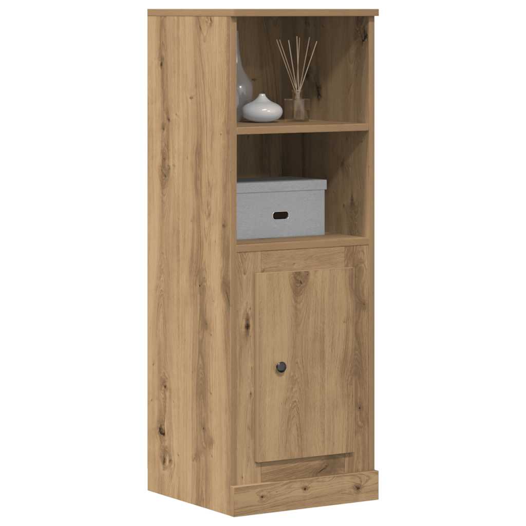 skænk 36x35,5x103,5 cm konstrueret træ egetræsfarve