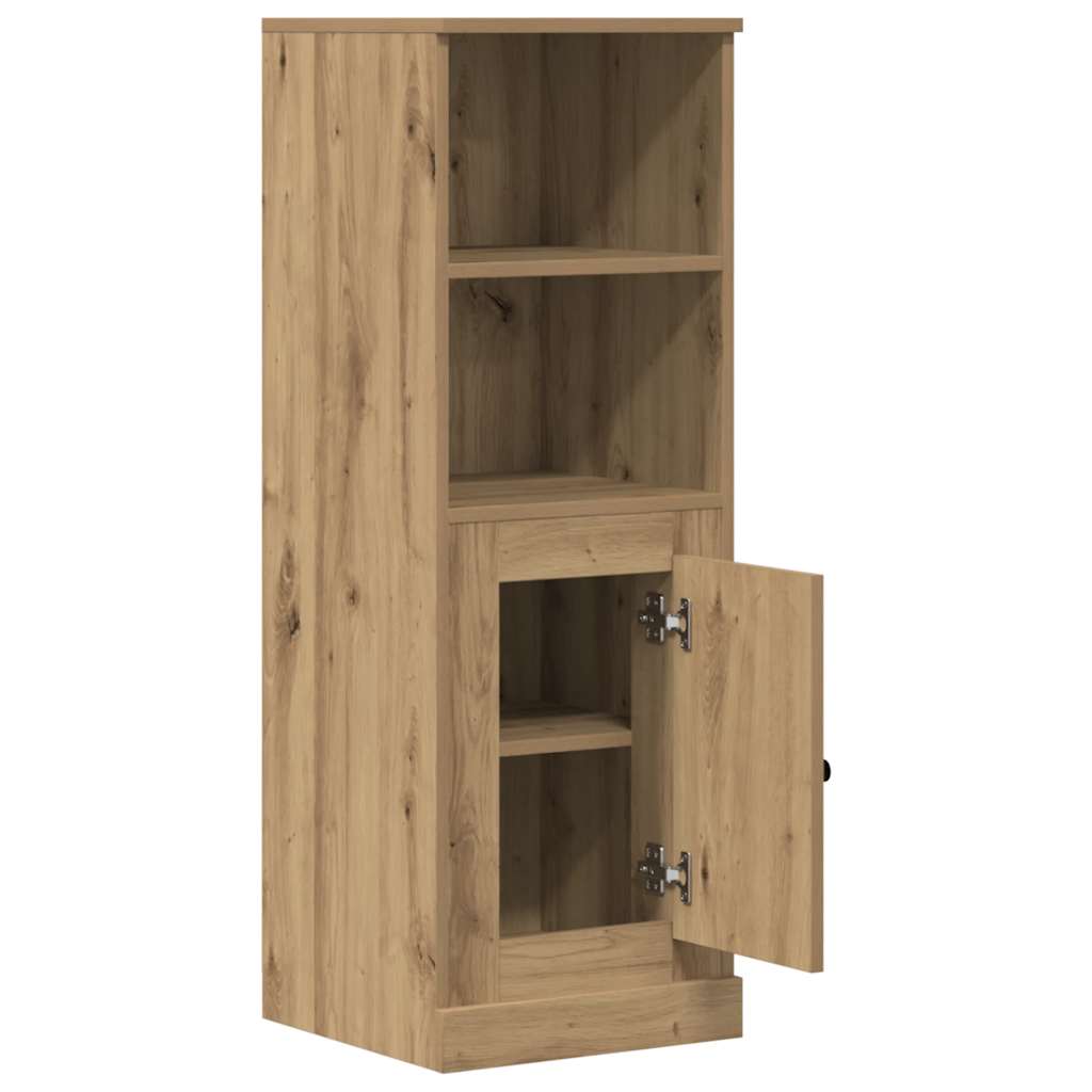 skænk 36x35,5x103,5 cm konstrueret træ egetræsfarve