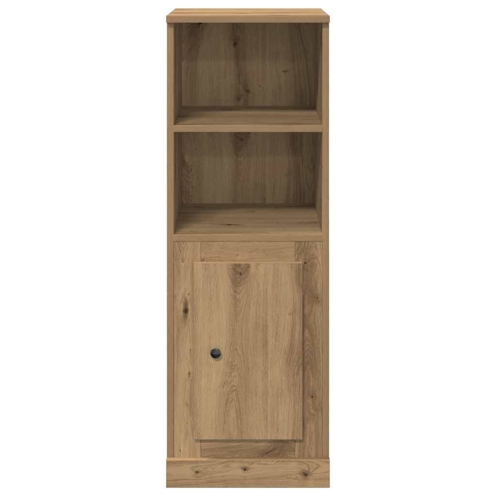 skænk 36x35,5x103,5 cm konstrueret træ egetræsfarve