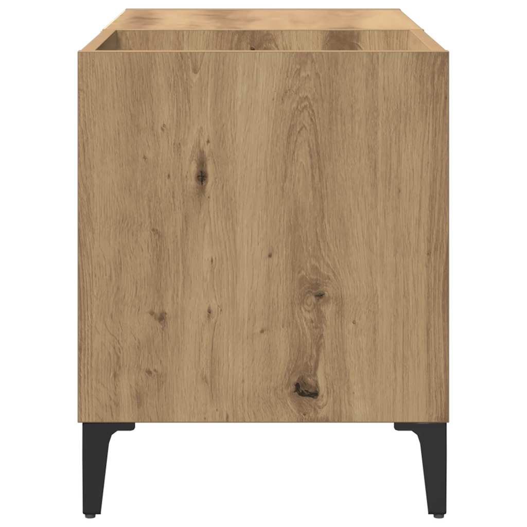 vinylskab 84,5x38x48 cm konstrueret træ kunsteg