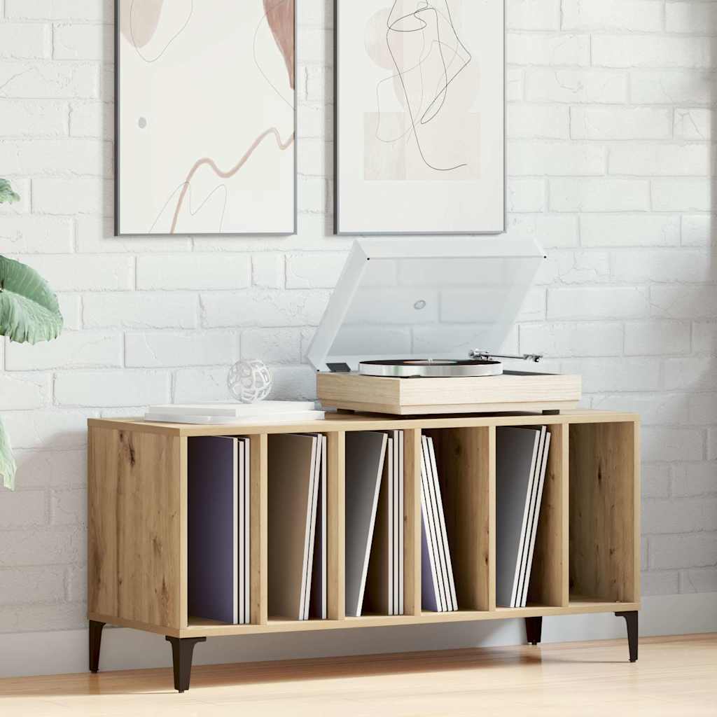 vinylskab 100x38x48 cm konstrueret træ kunsteg