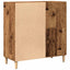 vinylskab 84,5x38x89 cm konstrueret træ antikt trælook