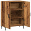 skænk 69,5x34x90 cm konstrueret træ antikt trælook