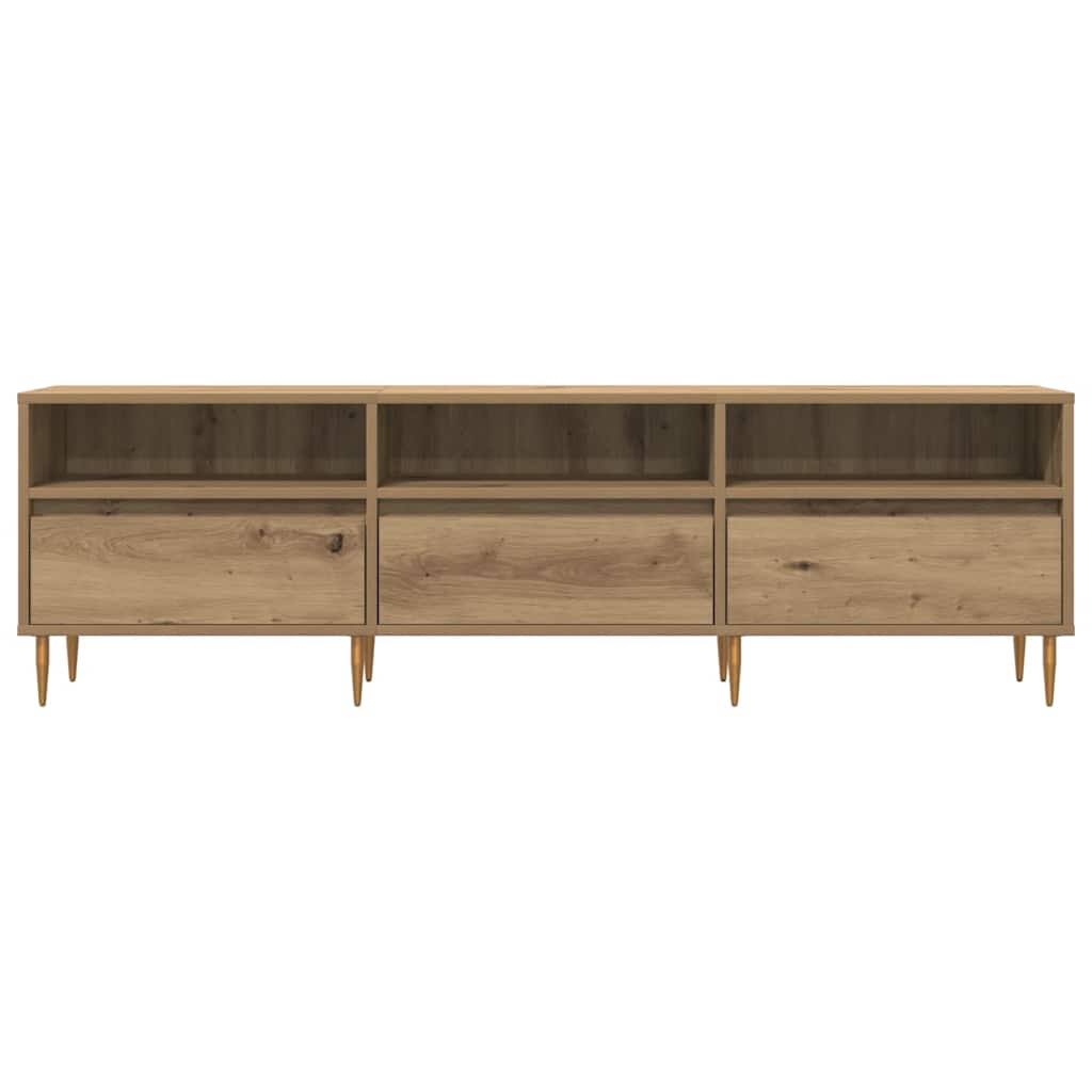 tv-bord 150x30x44,5 cm konstrueret træ kunsteg