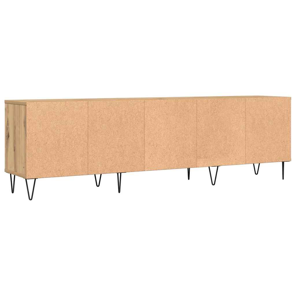 tv-bord 150x30x44,5 cm konstrueret træ kunsteg