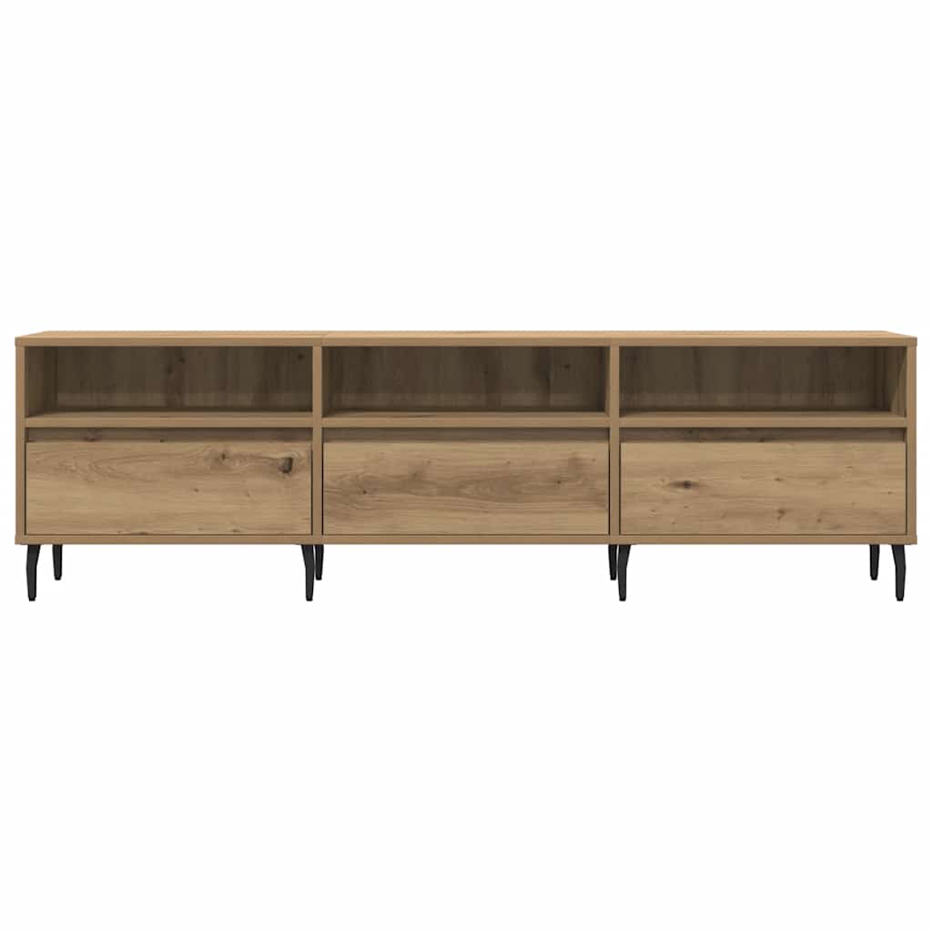 tv-bord 150x30x44,5 cm konstrueret træ kunsteg