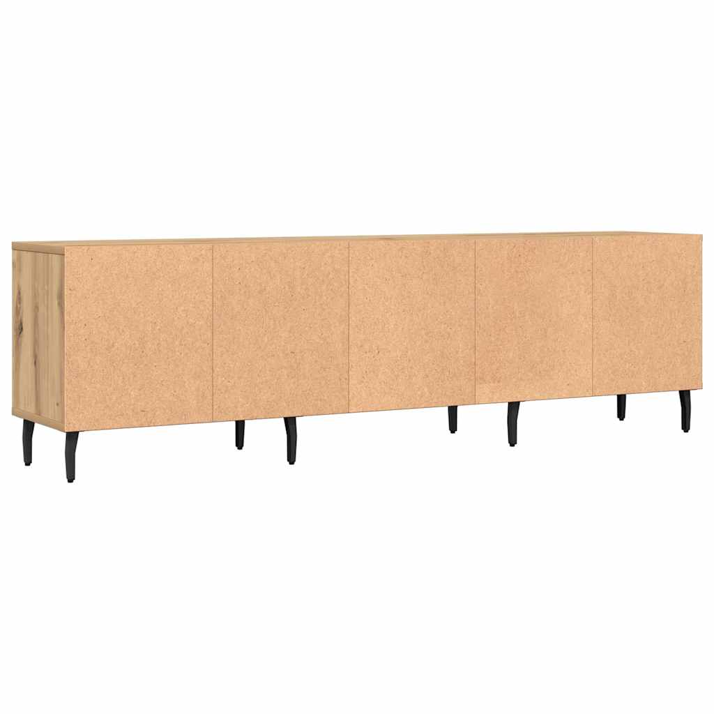 tv-bord 150x30x44,5 cm konstrueret træ kunsteg