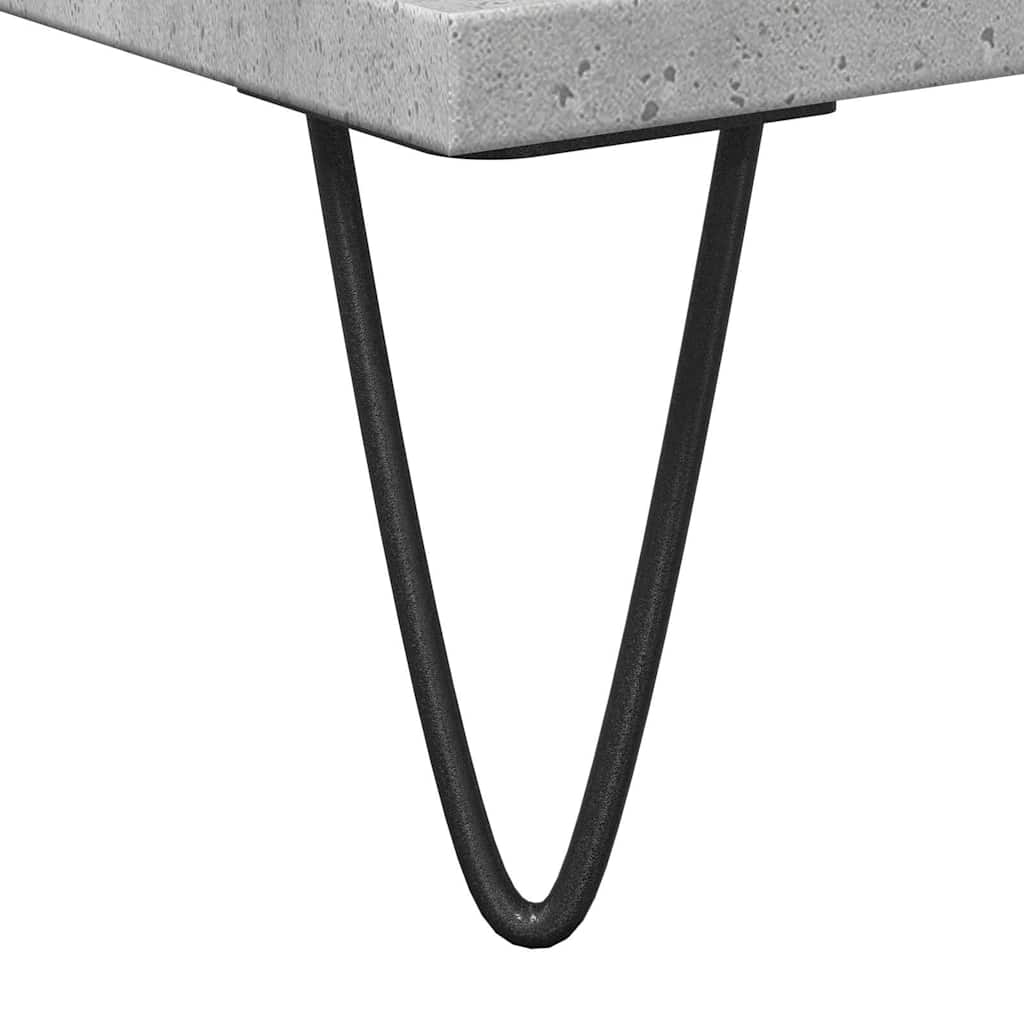underskab til badeværelse 65x33x60 cm konstrueret træ betongrå