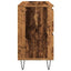 badeværelsesskab 80x33x60 cm konstrueret træ gammelt træ-look