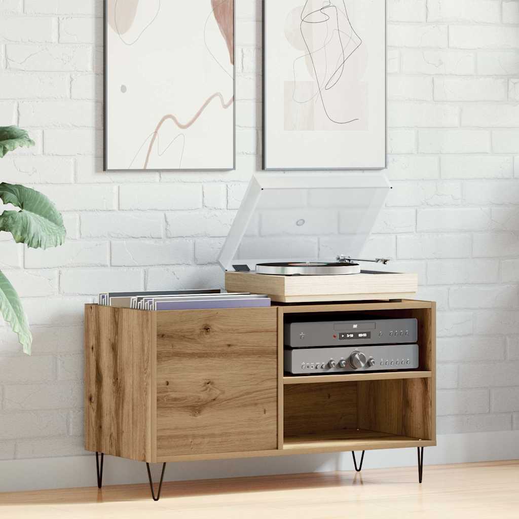vinylskab 84,5x38x48 cm konstrueret træ kunsteg