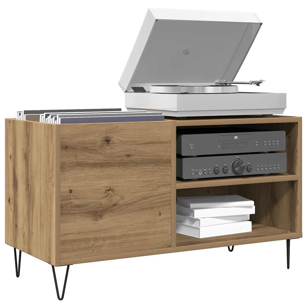 vinylskab 84,5x38x48 cm konstrueret træ kunsteg