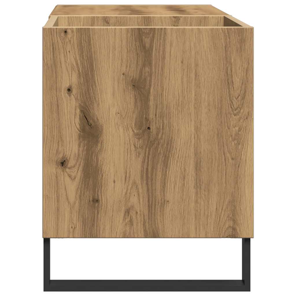 vinylskab 84,5x38x48 cm konstrueret træ kunsteg