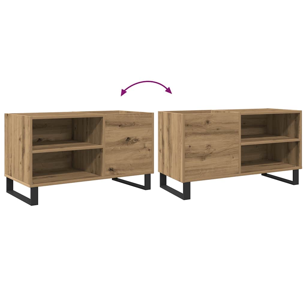 vinylskab 84,5x38x48 cm konstrueret træ kunsteg
