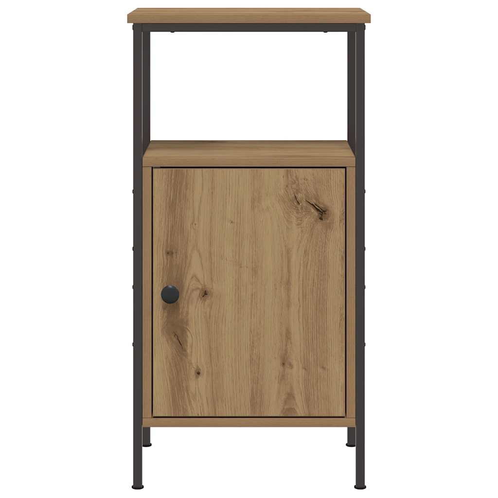 sengebord 41x31x80 cm konstrueret træ kunsteg
