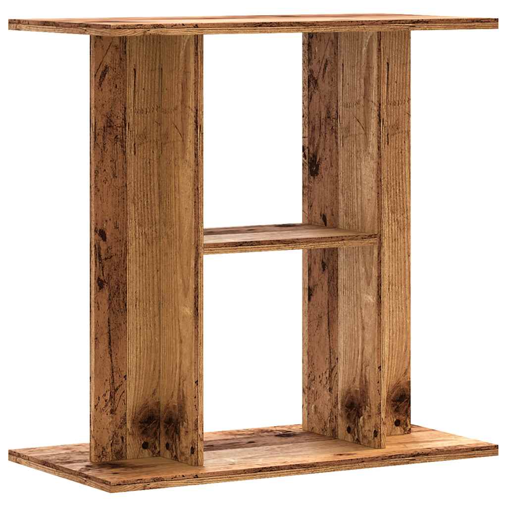 akvariestativ gammelt træ 60x30x60 cm konstrueret træ